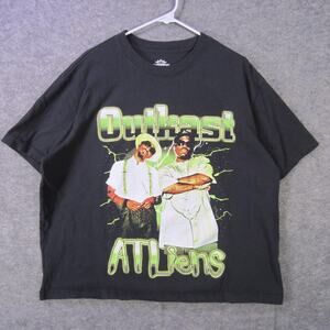 Outkast Shirt Mens XL Black ATLiens Graphic Band Hip Hop Rap T-Shirt Tee